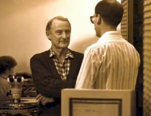 Seymour Cray talking to SRC co-founder Jon Huppenthal