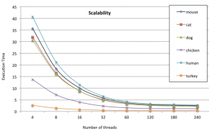 Threads to problem sizes